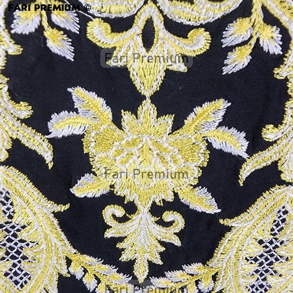 Warda Brand 3PC Embroidered Lawn, Chiffon Shalwar Kameez Pakistani/Indian XS/35 - Picture 14 of 15